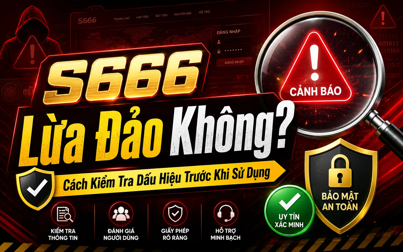 S666 lừa đảo không